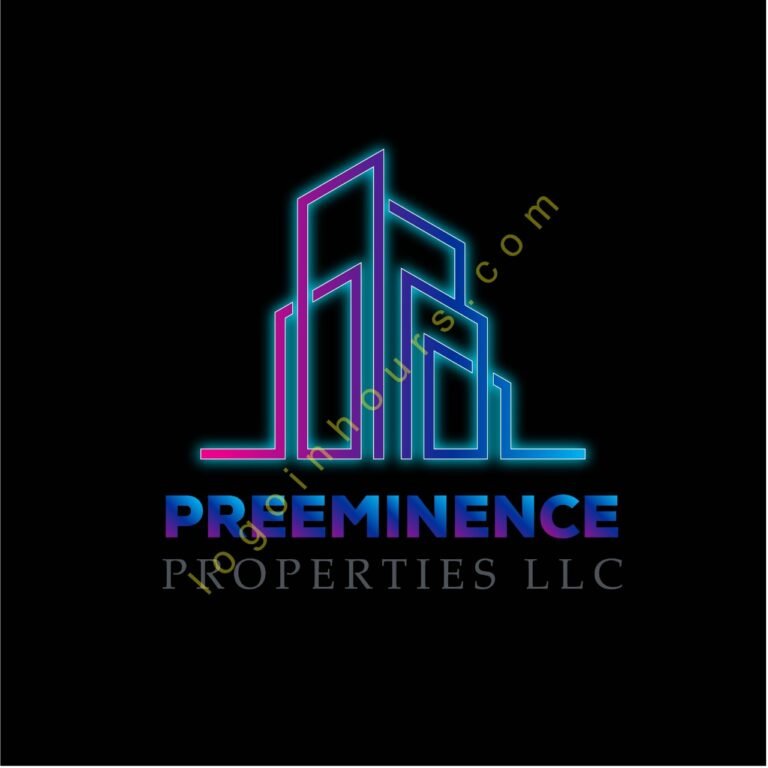 Preeminence Properties gradient building logo