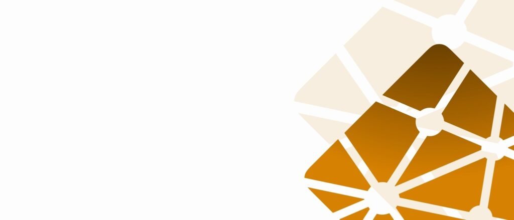 AI-generated logo redrawn as clean vector artwork